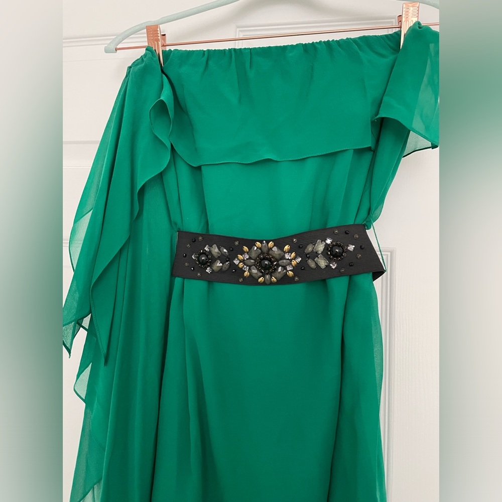 BCBG Strapless Dress w/ Belt